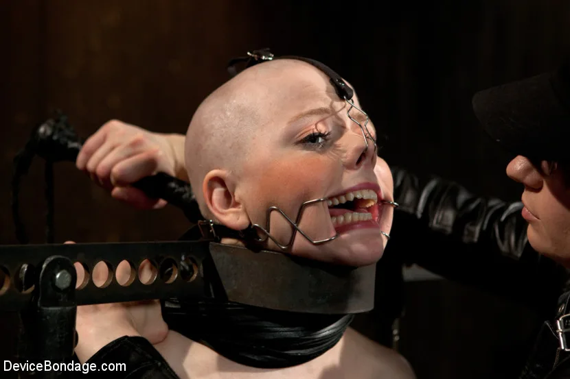 Alani Pi - Head Shaved Slut Live Show - Part 1 - Device Bondage