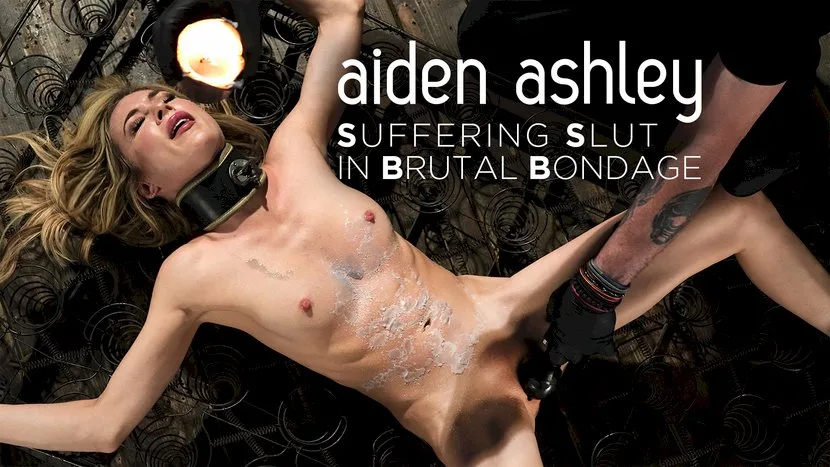 Aiden Ashey: Suffering Slut in Brutal Bondage - Device Bondage